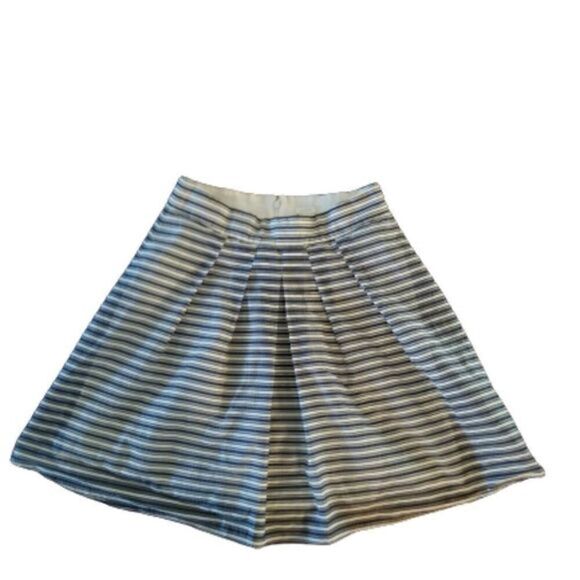 J. Crew Preppy Coaster Striped Gimlet Flared Skirt - Picture 2 of 8